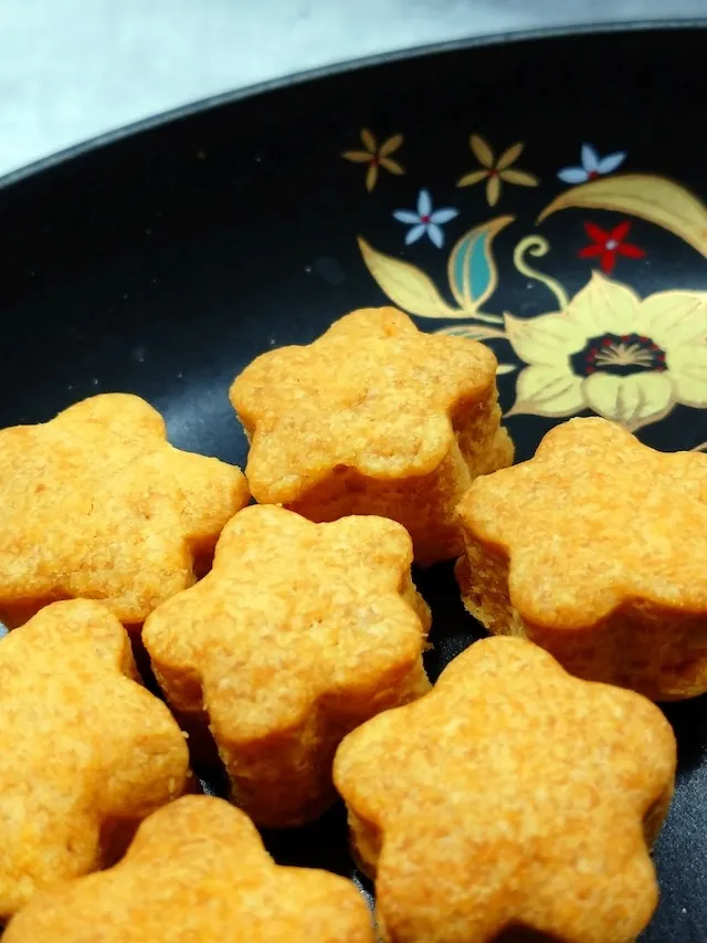 【砂糖・卵不使用シリーズ】トマトクッキー【花型】 30g